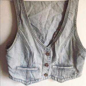 Denim vest
